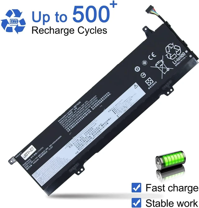 Alt view image 5 of 7 - JOTACT L17C3PE0 (11.25V 51.5W/4587mAh 3-Cell) Laptop Battery Compatible with Lenovo Yoga 730-15IKB 730-15IWL Series Notebook L17L3PE0 5B10Q39196 5B10Q39197