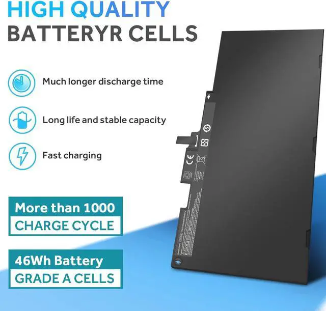 Alt view image 4 of 6 - CS03XL Battery for HP Elitebook 745 755 840 848 850 G3 G4, ZBook 15u G3 G4 Laptop, P/N: HSTNN-UB6S HSTNN-IB6Y 800231-141 800513-001 800231-1C1 CS03046XL