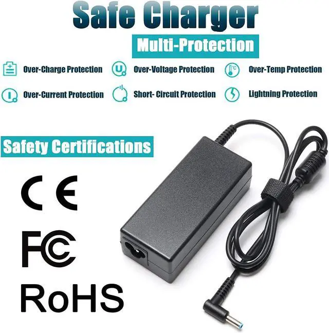 Alt view image 2 of 7 - AC Adapter Charger for HP Envy x360 15M-EE0023DX, 15M-ED0023DX. by Galaxy Bang USA