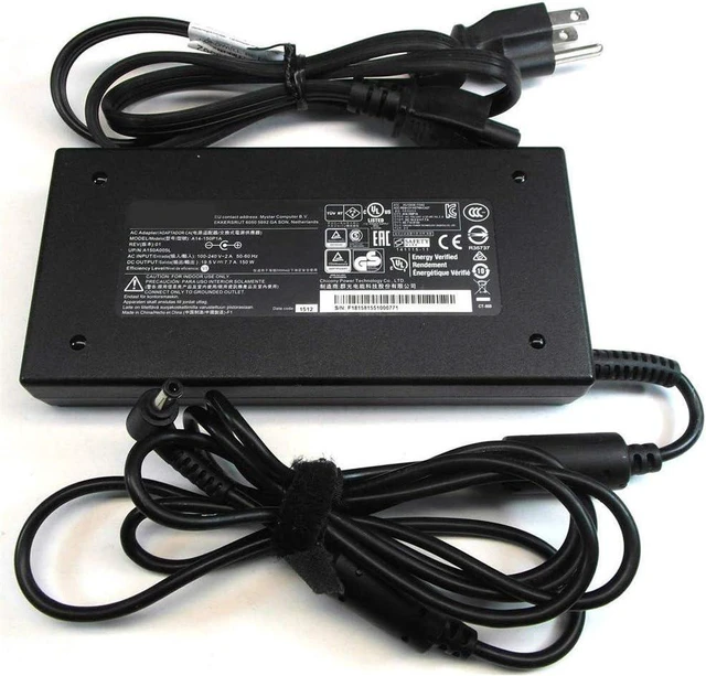 Main image of Original 19.5V 7.7A 150W AC Adapter Charger A14-150P1A for MSI GF62 7RE MS-16J9