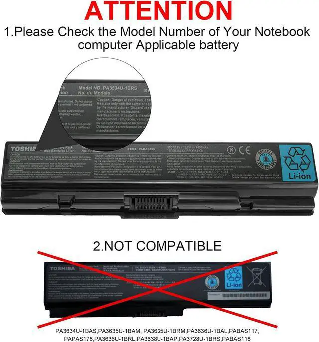 Alt view image 6 of 6 - Laptop Battery Replace for Toshiba Satellite L505 Series, L505-ES5034, L505-ES5036, L505-ES5042, L505-GS5035, L505-GS5037, L505-GS5038, L505-GS5039, L505-GS6002, L505-LS5014, L505-LS5017, L505-S5964