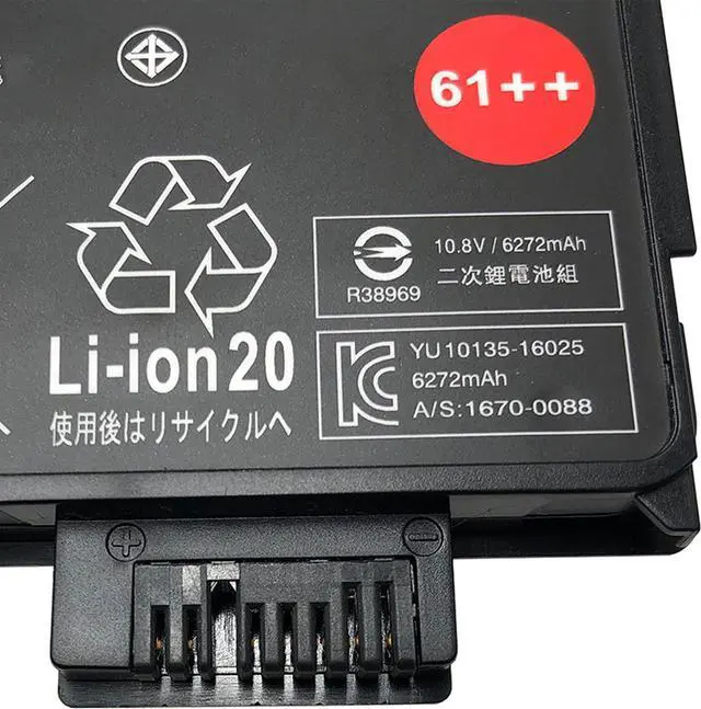 Alt view image 4 of 7 - 01AV427 61++ Laptop Battery Replacement for Lenovo Thinkpad A475 A485 T470 T480 T570 T580 TP25 P51S P52S Series Notebook 01AV492 01AV427 01AV428 01AV425 11.25V 72Wh 6000mAh