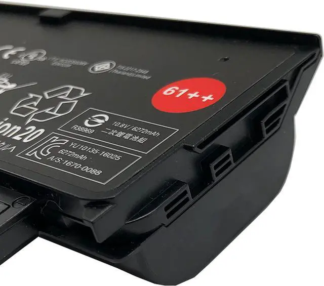 Alt view image 5 of 7 - 01AV427 61++ Laptop Battery Replacement for Lenovo Thinkpad A475 A485 T470 T480 T570 T580 TP25 P51S P52S Series Notebook 01AV492 01AV427 01AV428 01AV425 11.25V 72Wh 6000mAh