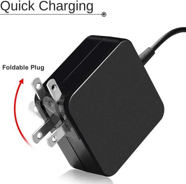 Alt view image 7 of 7 - 19V 2.37A 45W AC Adapter Charger for Asus UX330U UX305 UX360C UX21A UX32A UX330 X540 X553M X201E X202E X541NA X542UA X540S X540SA X541N Q302L Q504UA Q304U S200E Series Taichi 21 31 Asus T300LA TP300LA