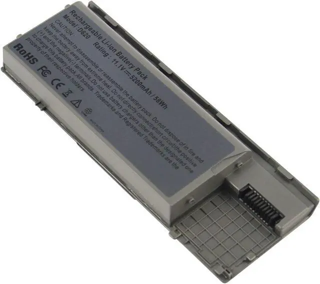 Alt view image 3 of 5 - Fancy Buying Laptop Battery for Dell Latitude D620 D630 D630C D630N D631 D640 PC764, JD634, 312-0383, 451-10298 P/N's: PP18L RD300 RD301 PC764 TC030 TD175-12 Months Warranty (6 Cells 11.1V 5200mAh)