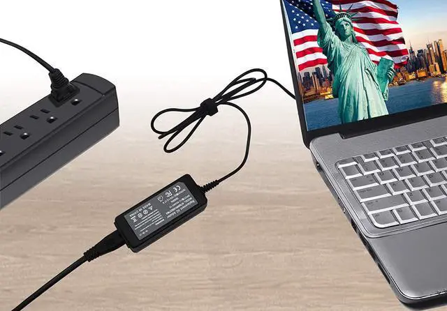 Alt view image 7 of 7 - PA5072U-1ACA Docking Station 45W AC Adapter Charger for Toshiba Chromebook 2 CB35 CB30 CB35-B3330 CB35-B3340 CB35-C3300 CB35-C3350 P25W-C2304-4K P25W-C2300-4K PA3922U-1ARA PA5072A-1AC3 Laptop