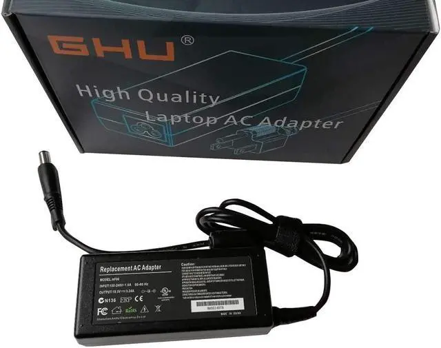 Main image of New GHU Compatible with Dell Laptop AC Adapter Charger 65 W Watt 19.5v 3.34a LA65NS2-01 Compatible with 09RN2C 6TM1C HA65NS5-00 A065R039L 7.4mm Tip
