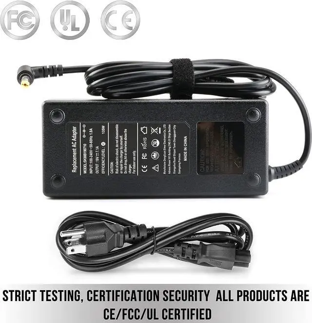 Alt view image 3 of 7 - 135W AC Adapter Charger for Acer Nitro 5 N18C3 AN515-51 AN515-41 AN515-53 AN515-52 AN515-43 AN515-54 AN517-51 N18C4 AN515-55-53AG AN515-44-R99Q AN515-55-52KW