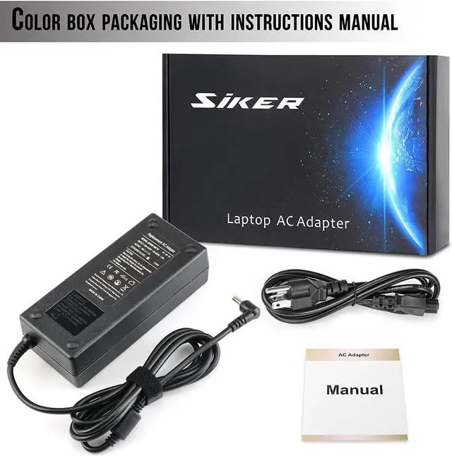 Alt view image 7 of 7 - 135W AC Adapter Charger for Acer Nitro 5 N18C3 AN515-51 AN515-41 AN515-53 AN515-52 AN515-43 AN515-54 AN517-51 N18C4 AN515-55-53AG AN515-44-R99Q AN515-55-52KW