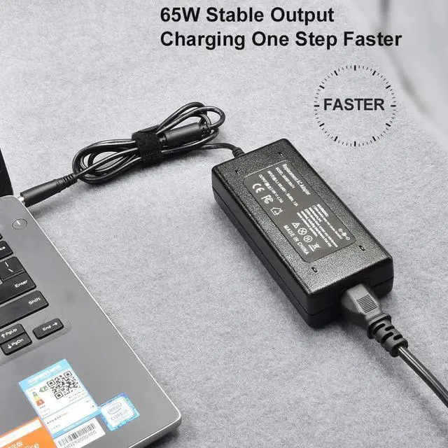 Alt view image 6 of 7 - 90W AC Adapter Laptop Charger for HP 8440p 8470p 8540w 8460p 8560p 2740p 2760p 2560p 2170p 2570p 6930p 8530w 8540p 8460w 8560w 8570p Probook 4430s 4440s 4520s 4530s 4540s Power Cord