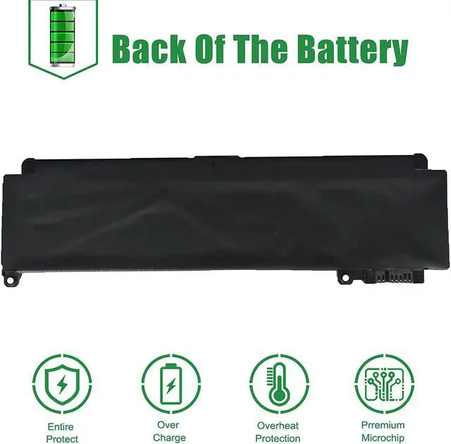 Alt view image 4 of 6 - JIAZIJIA 01AV406 Laptop Battery Replacement for Lenovo ThinkPad T460S T470S Series Notebook Internal SB10J79003 00HW038 00HW025 00HW024 01AV462 01AV405 01AV407 01AV408 Black 11.46V 27Wh 2274mAh 3-Cell