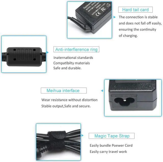 Alt view image 5 of 7 - Replacement 65W Lenovo Laptop Charger for Thinkpad T470 T470S T460 E531 E570 E560 L470 L460 L440 T440 T450 T540P X270 X250 X240 ADLX65NLC2A ADLX65NCC3A ADLX65NCC2A AC Power Adapter