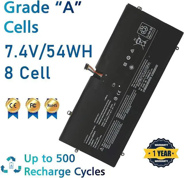 Alt view image 2 of 6 - L12M4P21 Laptop Replacement Battery for Lenovo Yoga 2 Pro 13 Series L13S4P21 121500156 21CP5/57/128-2 7.4V 54WH/7400MAH 8-Cell