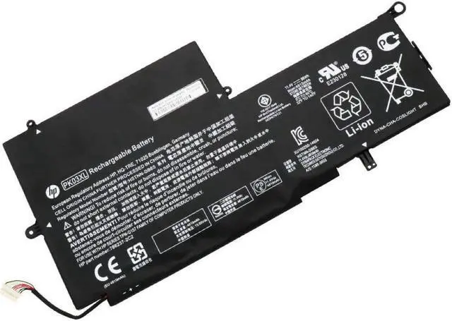 Main image of HP PK03XL Laptop Battery for HP Spectre 13 Pro X360 G1 G2 13-4000 13-4100 13-4200 13-4000nf 13-4003dx 4005dx 4006tu 4103dx 4020ca 4105dx 4101dx 4002dx HSTNN-DB6S 789116-005 788237-2C1 TPN-Q157