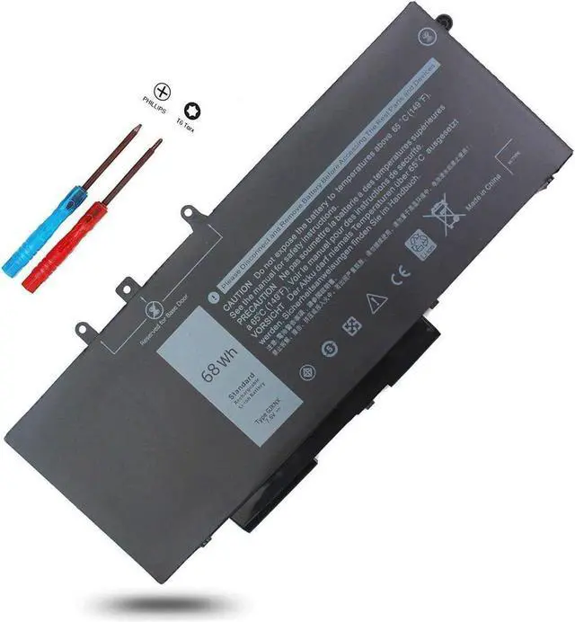 Main image of 451-BBZG GJKNX Laptop Battery for Dell Latitude 5590 5480 5580 5280 5490 5491 5591 E5480 E5580 E5490 E5590 E5491 E5591, Precision 15 3520 3530 M3520 M3530,GD1JP 5YHR4 DY9NT FPT1C KCM82 0GJKNX 0GD1JP