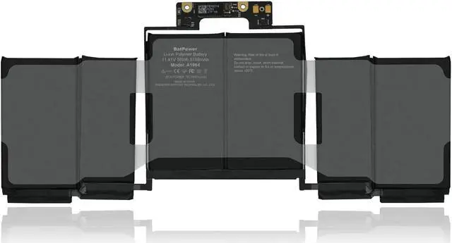 Alt view image 3 of 7 - BatPower A1964 Replacement Laptop Battery for Mid 2018 2019 Apple MacBook Pro 13-inch A1989 EMC 3214 EMC 3358 BTO/CTO Battery MacBook Pro 13" Touch Bar A1989 Apple A1964 Battery 58Wh