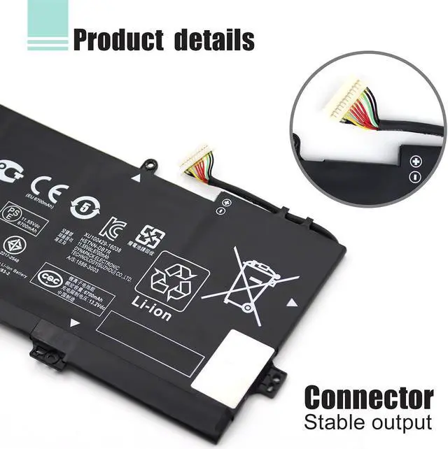Alt view image 3 of 7 - BOWEIRUI KB06XL (11.55V 79.2Wh 6860mAh) Replacement Laptop Battery for Hp X360 15-BL002XX Z6K96EA Z6K97EA Z6K99EA Z6L00EA Z6L01EA Z6L02EA Series KBO6XL 902499-855 902401-2C1 HSTNN-DB7R TPN-Q179
