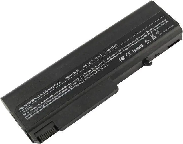 Alt view image 3 of 5 - Futurebatt 9Cell Extended 7800mAh Battery for HP EliteBook 8440P 6930P 8440W / ProBook 6550B 6455B / Compaq 6730B 6735B 6700B 6500B 6535B 6530B, fits P/N 482962-001 HSTNN-UB69 KU531AA