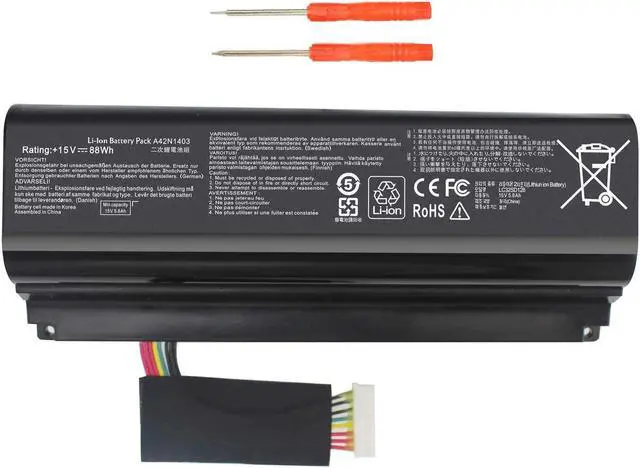 Main image of A42N1403 Battery for ASUS ROG G751JL 17.3" G751 G751JY G751JT G751JM GFX71JY G751JL-WH71 G751JL-DS71 G751JL-BSI7T28 G751J-DH71 G751JT-TH71 G751JT-DH72 G751JT-DB73 G751JT-CH71 G751JT-T7166H G751JY-WH71