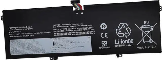 Alt view image 5 of 6 - FLYRLB L17C4PH1 L17M4PH1 Replacement Laptop Battery Compatible with Yoga C930 C930-13IKB Glass Yoga 7 Pro-13IKB C930-13IKB-81EQ C930-13IKB-81C4 81C4003UGE L17M4PH2 5B10Q82425 5B10Q82426 Series