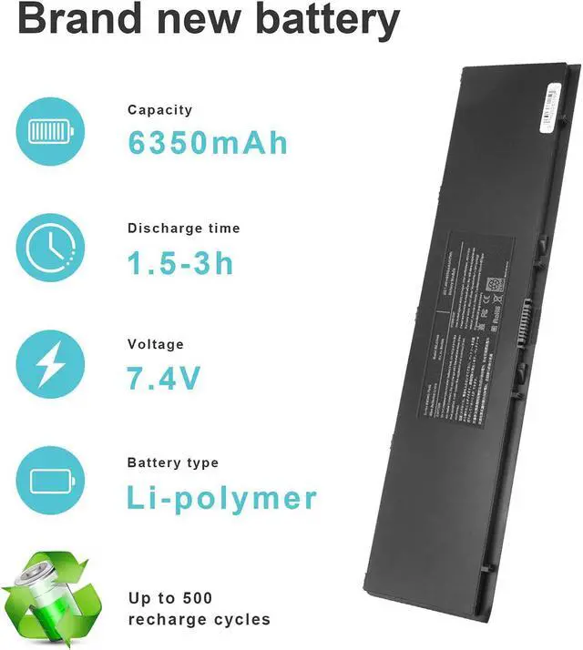 Alt view image 2 of 7 - E7440 E7450 Laptop Battery for Dell Latitude 14 7000 E7440 E7450 E7420 7440 7450 PFXCR 34GKR F38HT G95J5 0G95J5 3RNFD G0G2M T19VW V8XN3 909H5 0909H5 5K1GW 451-BBFT 451-BBOG 451-BBFV 451-BBFY E225846