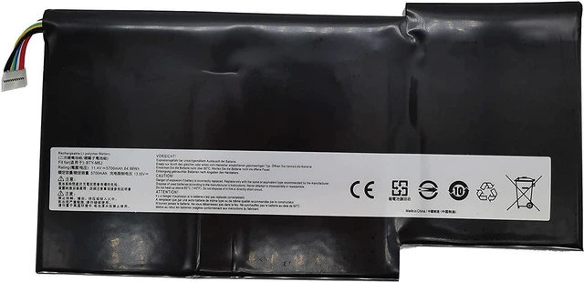Alt view image 5 of 6 - Fully New BTY-M6J Replacement Battery Compatible with MSI GS63VR 6RF-016CN 6RF-095CN GS73VR 6RF-001US BP-16K1-31 9N793J200 Stealth Pro GS63VR GS73VR BTY-U6J - 11.4V 64.98Wh/5700mAh