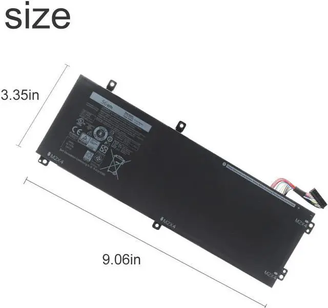 Alt view image 7 of 7 - SWEALEER H5H20 Laptop Battery Compatible with Dell XPS 15 9560 9550 Precision M5510 M5520 5510 5520 Replacement for 62MJV M7R96 05041C 5D91C [Li-ion 3 Cell 11.4V 56Wh h5h20]