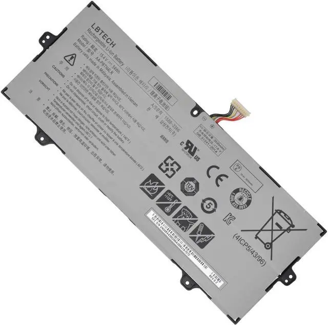 Alt view image 2 of 3 - LBTECH AA-PBTN4LR Compatible Laptop Battery Replacement for Samsung NP940X3M NP940X5M NP940X5N NP940X3M-K01US NP940X3M-K02US NP940X5M-X01US NP940X5N-X01US AA-PBTN4LR-05 BA43-00386A 15.4V 54Wh