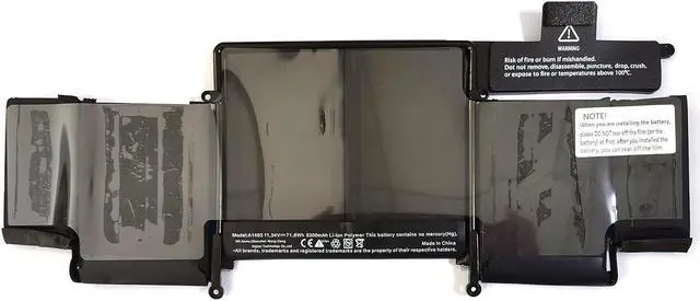Alt view image 2 of 7 - 7xinbox 11.34V 71.8Wh A1493 Replacement Laptop Battery Compatible with MacBook Pro 13" A1502 ME864 ME866LL/A 020-8148 Late 2013 Mid 2014 Retina