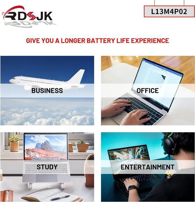 Alt view image 7 of 7 - L13M4P02 L13N4P01 Laptop Battery for Lenovo Erazer Y50 Y50-70 Y50-80 Y50P Y50P-70 Y70 Y70-70 Y50-70-ISE Y50-70-IFI Y50-70AM-IFI Y50-70AM-ISE Y50-70AS-ISE Serie 121500250 121500251 5B10K10190 7.4V 54Wh