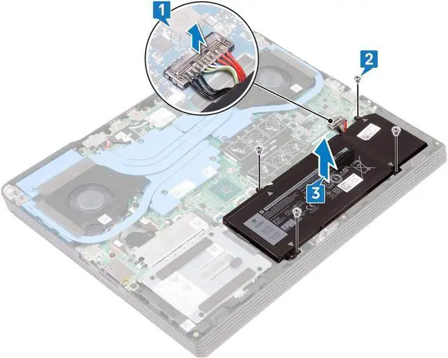 Alt view image 6 of 6 - JIAZIJIA 1F22N Battery Replacement for Dell G7 7790 7590 G5 5590 Series 08622M 0HYWXJ 0JJPFK JJPFK 8622M HYWXJ