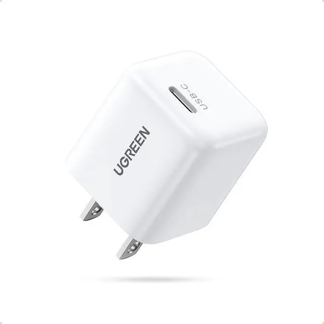 Main image of UGREEN Mini 20W USB C Charger - PD Fast Charger Block USB-C Power Adapter Compatible for iPhone 13/13 Mini/13 Pro/13 Pro Max/12/11, Galaxy, Pixel 4/3, iPad Mini/Pro, Airpods Pro, and More