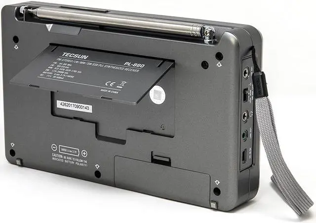 Alt view image 6 of 10 - tecsun pl880 portable digital pll dual conversion am/fm, longwave & shortwave radio with ssb single side band reception, color silver