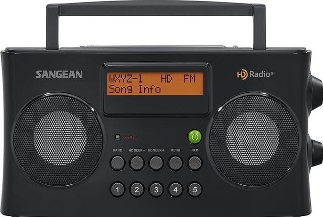 Alt view image 18 of 20 - Sangean HD Portable Radio Black HDR-16