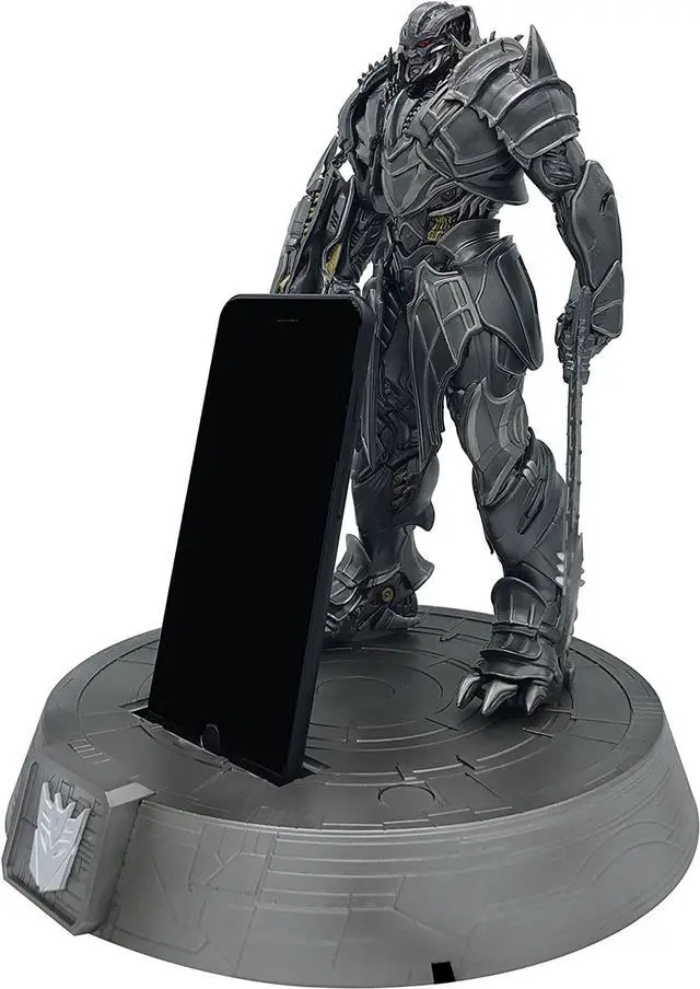 Alt view image 6 of 6 - Transformers: Licensed Statue Phone Dock Megatron Charging Station - Fits iPhone X, 8, 7, 6S, 6, Android, , Galaxy, LG Up to 6-in Screen Size - Swordfish Tech
