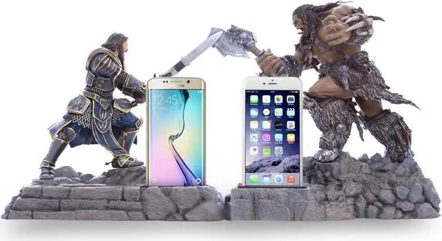 Alt view image 7 of 7 - Swordfish Tech Warcraft, Lothar Statue Phone Charging Dock - Warcraft Movie Official Licensed