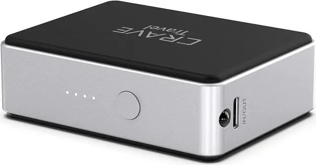 Main image of Crave Portable Power Bank Travel 6700mAh [USB + Type C] External Battery Pack Charger for iPhone, iPad, Samsung and More