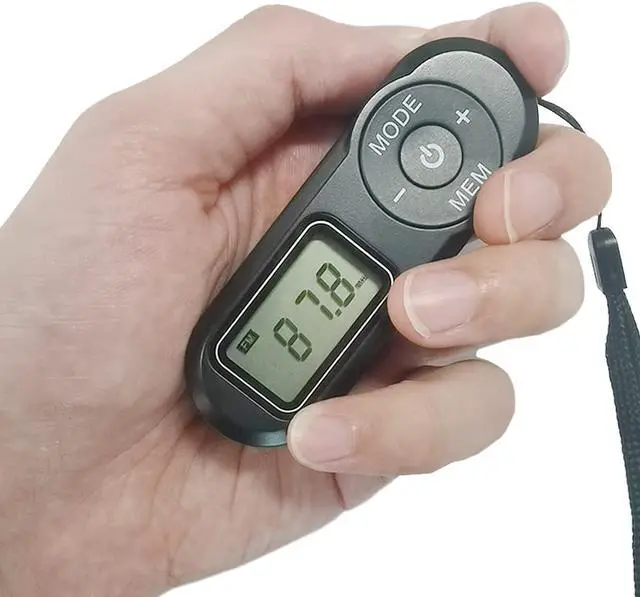 Alt view image 2 of 7 - SWDSTP Personal Portable FM Radio, Pocket Radio with Excellent Reception | Digital Tuning LCD Display, Stereo Headphones with Volume Control Slider, Removable Clip, Mini Radio for Walking, Jogging
