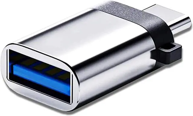Main image of USB C to A Adapter Thunderbolt 3 to USB 3.0 Adapter for MacBook Pro 2021/2020/2019/2018 MacBook Air 2020 Pro 2020 XPS Galaxy Note and More Type C Devices (5Gbps Silver)