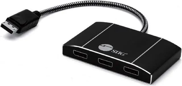 Main image of DisplayPort 1.4 to DisplayPort MST Hub Video Splitter 4K60Hz - DisplayPort Splitter 1 in 3 Out Multi Stream Transport DisplayPort Hub DP Daisy Chain Monitor Adapter Not for MacOS(CE-DP0P11-S1)
