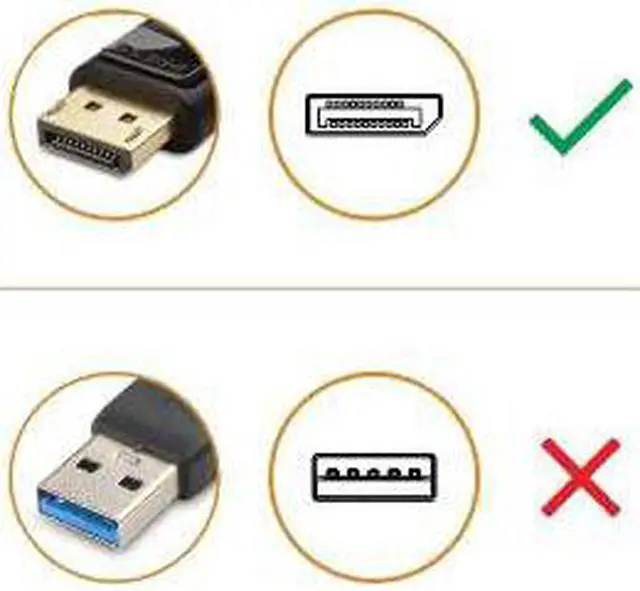 Alt view image 6 of 7 - DisplayPort to HDMI Adapter (DP to HDMI Adapter is NOT Compatible with USB Ports Do NOT Order for USB Ports on Computers)