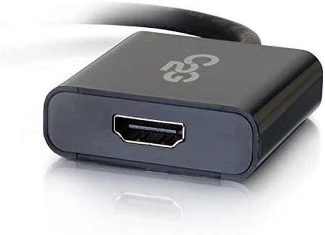 Alt view image 4 of 5 - C2G 54306 4K UHD DisplayPort to HDMI Active Adapter Converter, Black