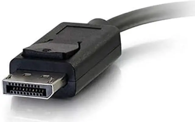 Alt view image 2 of 3 - C2G Display Port Cable, Display Port to HDMI, 4K, Male to Female, Black, 8 inches, Cables to Go 54306