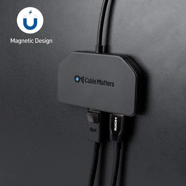 Alt view image 5 of 7 - Cable Matters 4K Triple Display USB C Hub with 2X DisplayPort, 1x HDMI, and 100W Charging for Windows - DisplayPort 1.4 and DSC 1.2 Enabled for Triple 4K 60Hz Display - Not Compatible with Mac