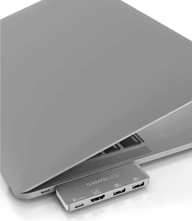 Alt view image 2 of 2 - TerraTec 251737 USB Type C Adapter Grey
