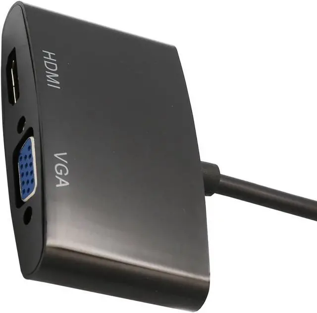 Alt view image 2 of 7 - IO Crest SY-ADA33029 Mini DP to VGA/HDMI Converter DisplayPort Male 20-pin