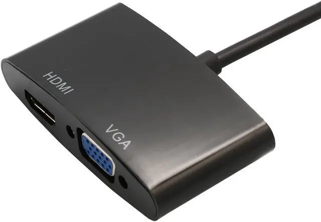 Alt view image 5 of 7 - IO Crest SY-ADA33029 Mini DP to VGA/HDMI Converter DisplayPort Male 20-pin