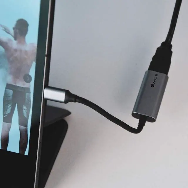 Alt view image 5 of 7 - NGS Wonder HDMI - USB-C to HDMI Adapter, Compatible with 4K Ultra HD Video, with 10cm-Long Cable