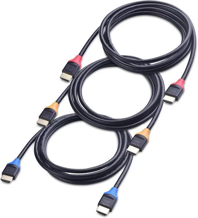 Alt view image 7 of 7 - Cable Matters 1- Pack Active Mini DisplayPort to HDMI Adapter Supporting Eyefinity Technology 4K Resolution & 3-Pack High Speed HDMI Cable