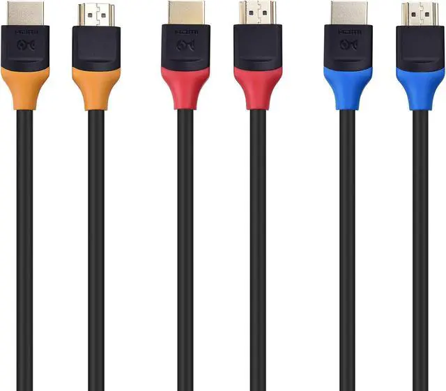 Alt view image 6 of 7 - Cable Matters 1- Pack Active Mini DisplayPort to HDMI Adapter Supporting Eyefinity Technology 4K Resolution & 3-Pack High Speed HDMI Cable